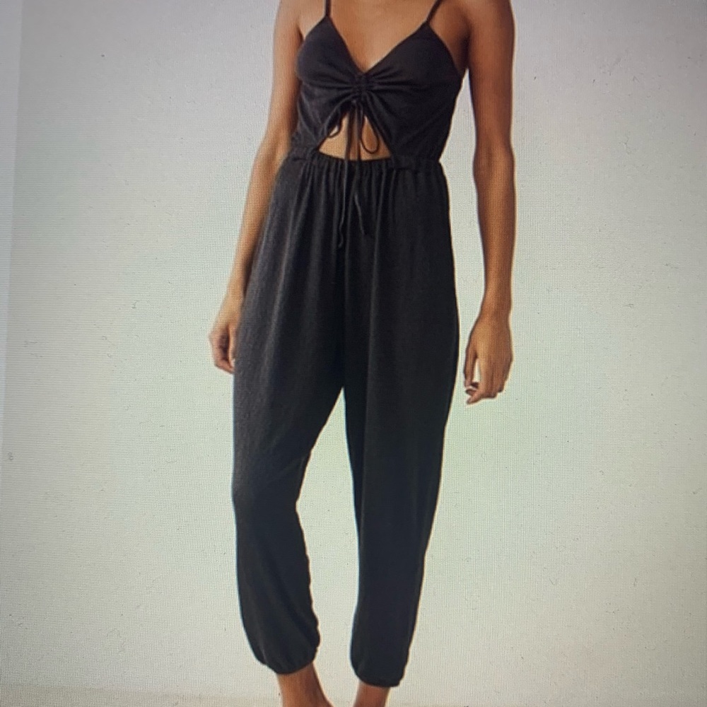 Urban outfitters cinched cutout jumpsuit